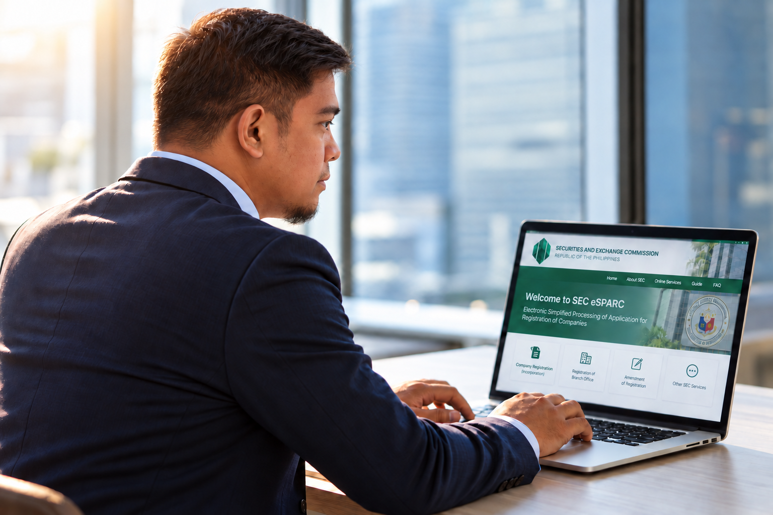 Al Cedeño working on SEC Philippines company registration